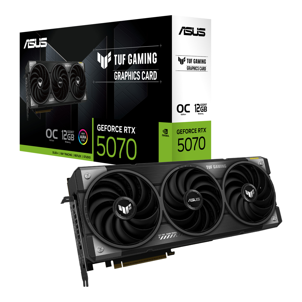 asus VGA ASUS GEFORCE RTX 5070 T1 GAMING O12G OC - 12GB GDDR7 — product image 1