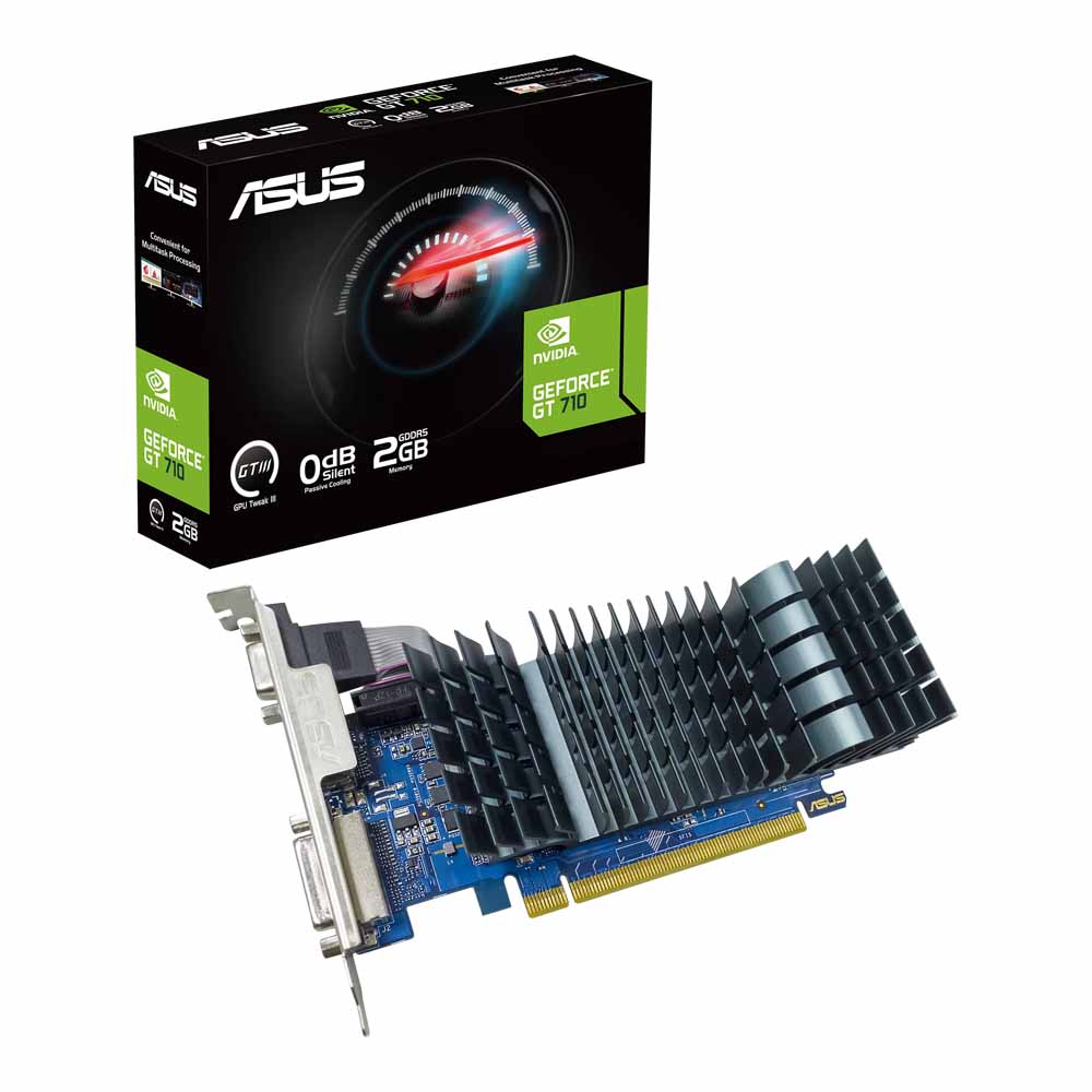asus VGA ASUS GEFORCE GT 710 2GD5 SL BRK EVO - 2GB DDR5 — product image 1