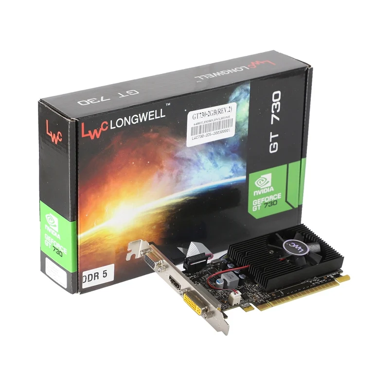 longwell VGA LONGWELL GEFORCE GT 730 - 2GB DDR5 (REV. 2.0) — product image 1