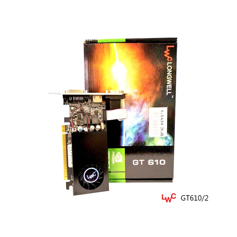 longwell VGA LONGWELL GEFORCE GT 610 - 2GB DDR3 — product image 1