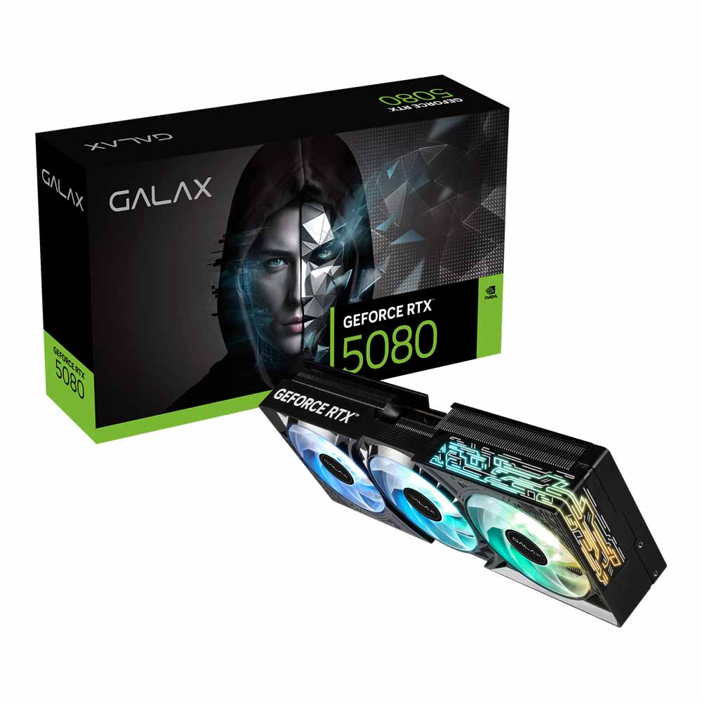 galax VGA GALAX GEFORCE RTX 5080 1-CLICK OC - 16GB GDDR7 — product image 1