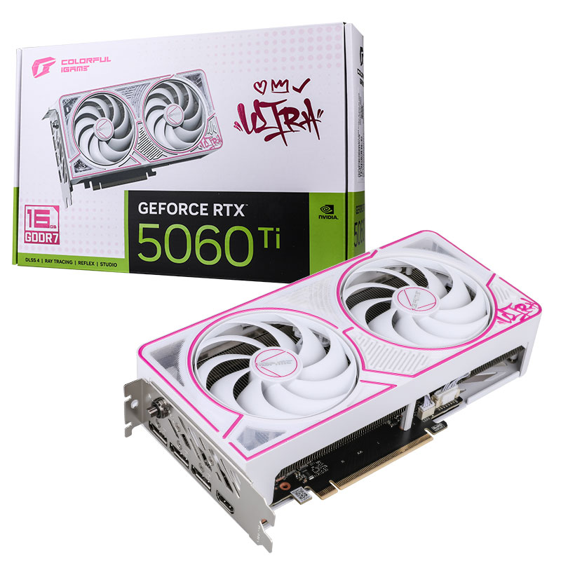 colorful VGA COLORFUL GEFORCE RTX 5060 TI IGAME ULTRA W DUO OC - 16GB GDDR7 — product image 1