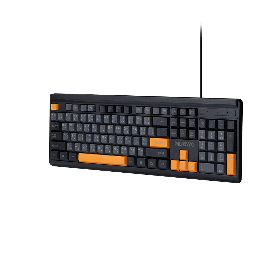 KEYBOARD NUBWO NK44 BLACK GRAY thumbnail 2