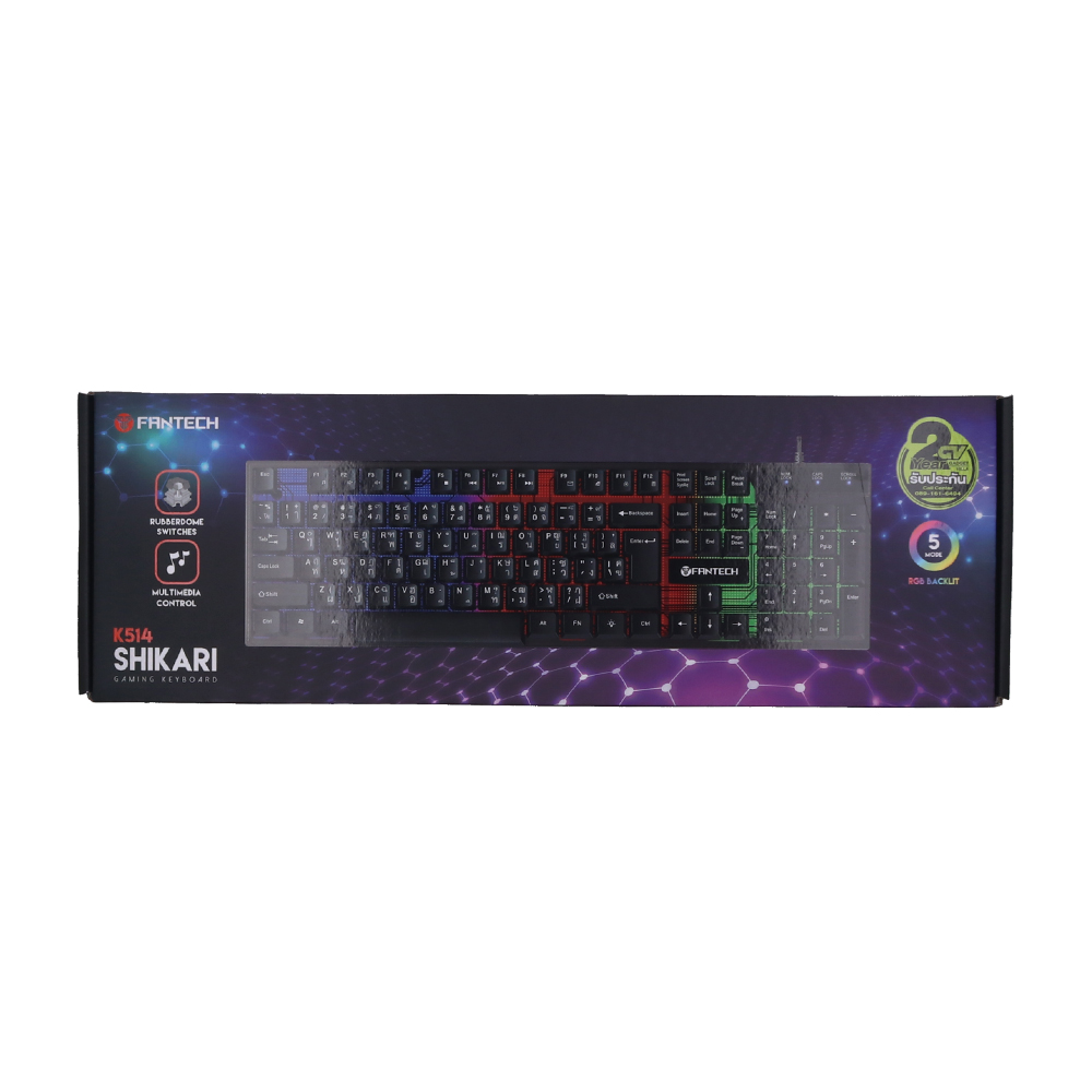 KEYBOARD FANTECH K514 SHIKARI (คีย์บอร์ด) thumbnail 4