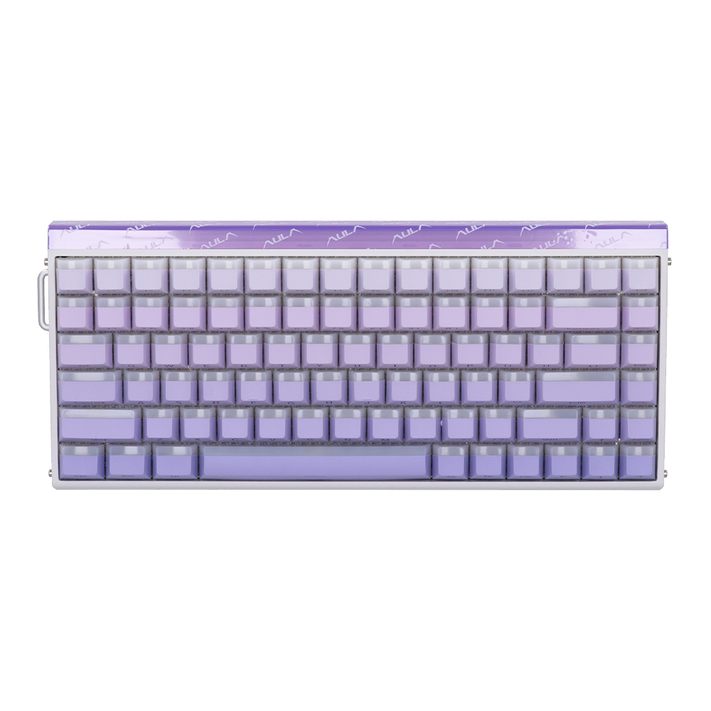 aula KEYBOARD AULA HERO84HE GRADIENT PURPLE (JADE KING MAGNETIC SWITCH คีย์บอร์ด) — product image 1