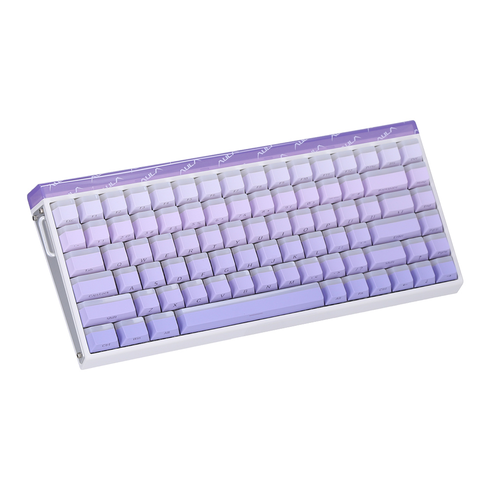 KEYBOARD AULA HERO84HE GRADIENT PURPLE (JADE KING MAGNETIC SWITCH คีย์บอร์ด) thumbnail 3