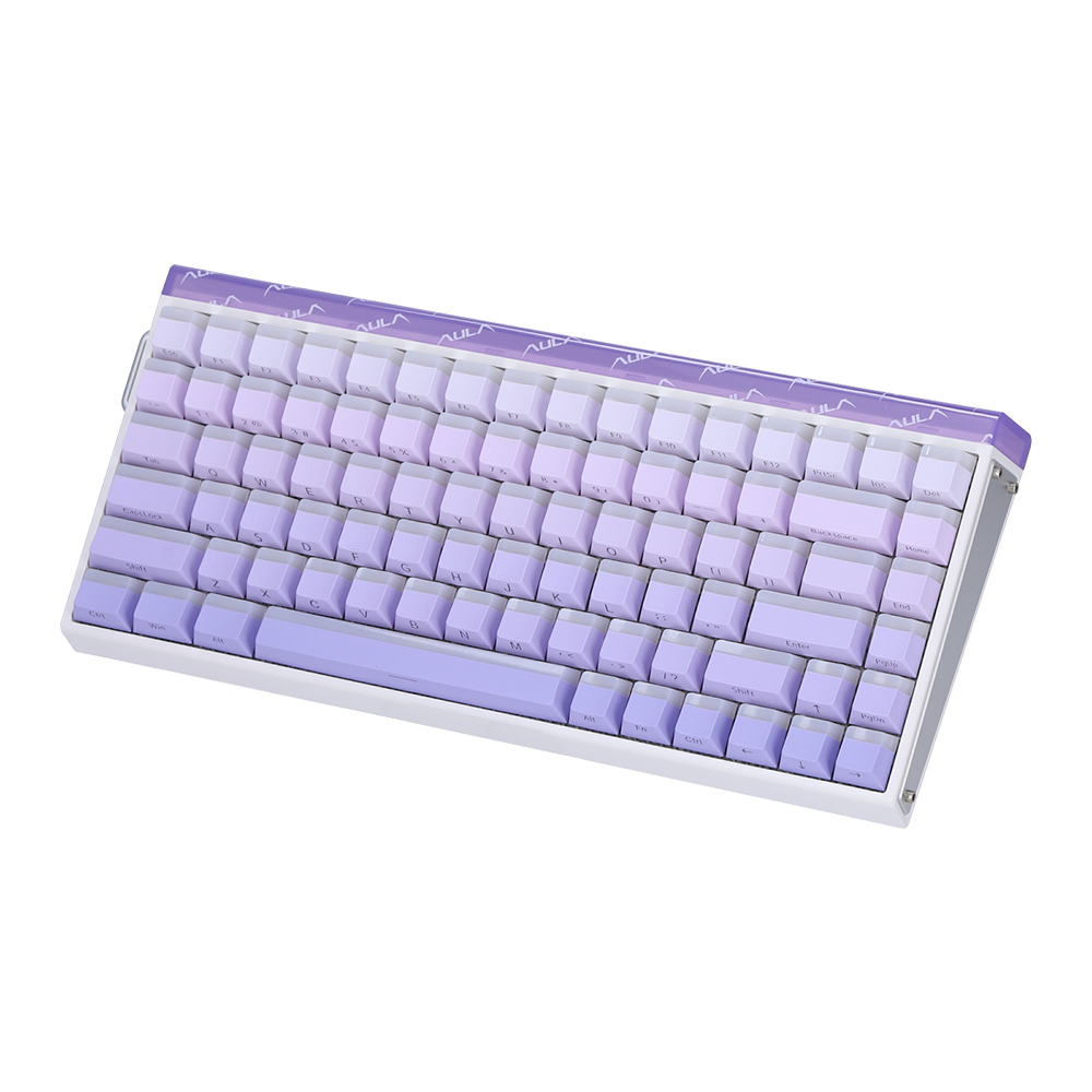 KEYBOARD AULA HERO84HE GRADIENT PURPLE (JADE KING MAGNETIC SWITCH คีย์บอร์ด) thumbnail 4