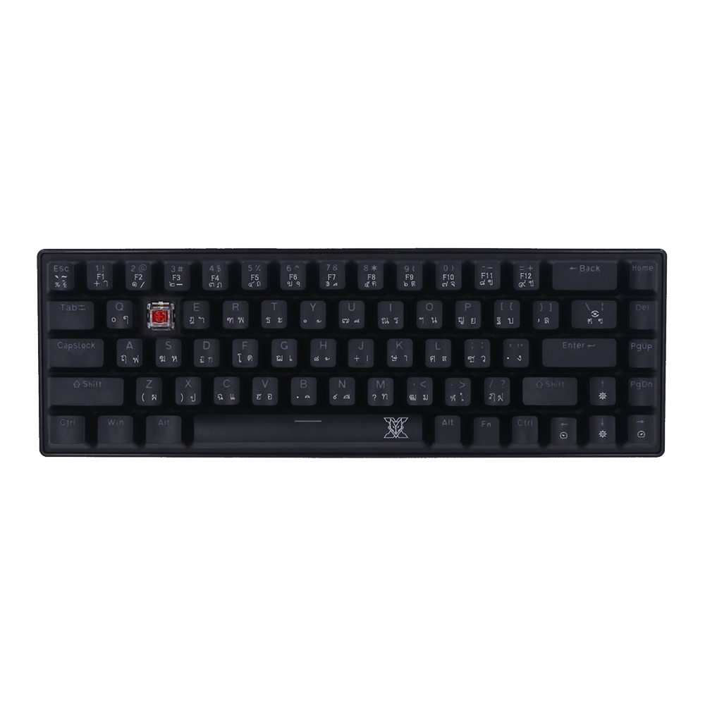 KEYBOARD NUBWO X68 BLACK (RED SWITCH คีย์บอร์ด) thumbnail 2