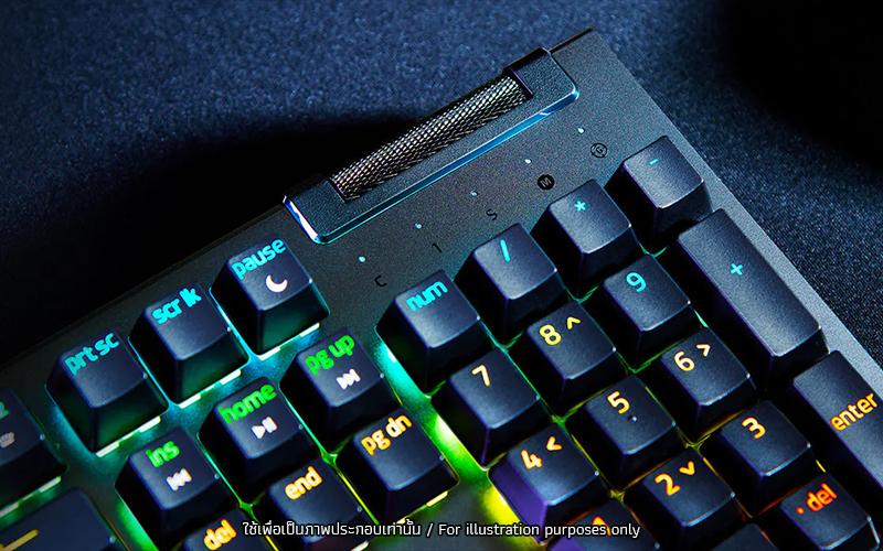 KEYBOARD RAZER BLACKWIDOW V4 X (GREEN SWITCH คีย์บอร์ด) thumbnail 2