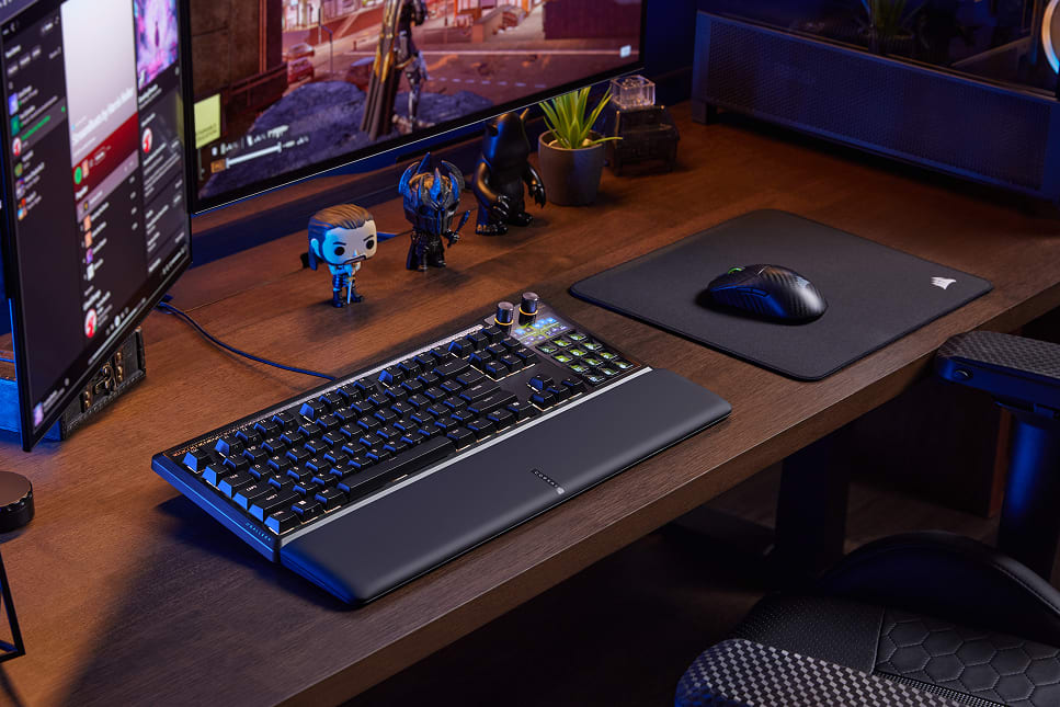 KEYBOARD CORSAIR GALLEON 100 SD BUILT IN STREAM DECK RGB BLACK EN (MLX PULSE SWITCH คีย์บอร์ด) thumbnail 2