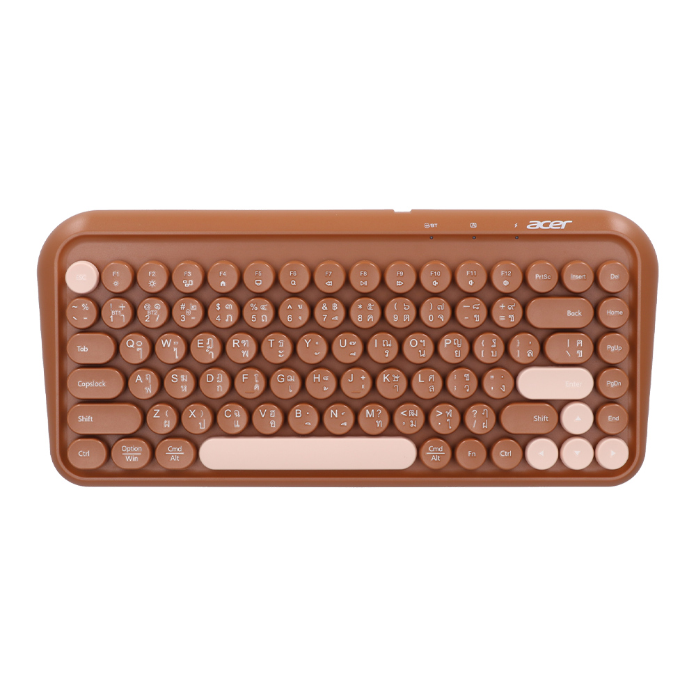 acer KEYBOARD WIRELESS ACER LW1800 BROWN (BLUETOOTH) — product image 1