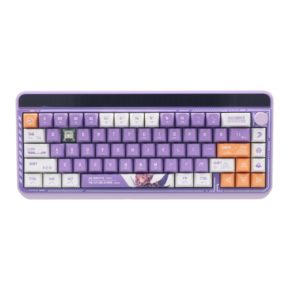 KEYBOARD WIRELESS BLUETOOTH AULA LEOBOG HI65 PURPLE (JASPER SWITCH คีย์บอร์ด) thumbnail 2