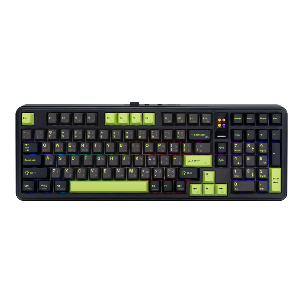 ega KEYBOARD WIRELESS BLUETOOTH EGA DISPLAY TYPE CMK11 BLACK (SAIKO SWITCH คีย์บอร์ด) — product image 1