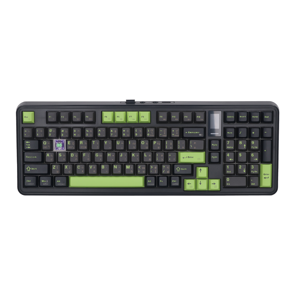 KEYBOARD WIRELESS BLUETOOTH EGA DISPLAY TYPE CMK11 BLACK (SAIKO SWITCH คีย์บอร์ด) thumbnail 3
