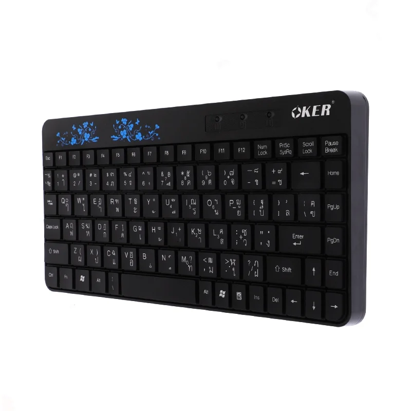 KEYBOARD OKER MINI F8 BLACK thumbnail 2