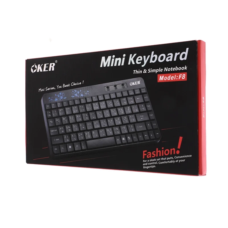 KEYBOARD OKER MINI F8 BLACK thumbnail 4