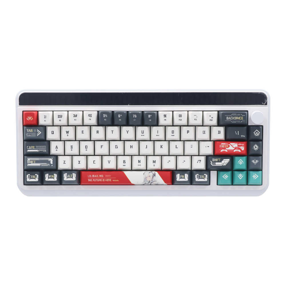 aula KEYBOARD WIRELESS BLUETOOTH AULA LEOBOG HI65 WHITE (JASPER SWITCH คีย์บอร์ด) — product image 1
