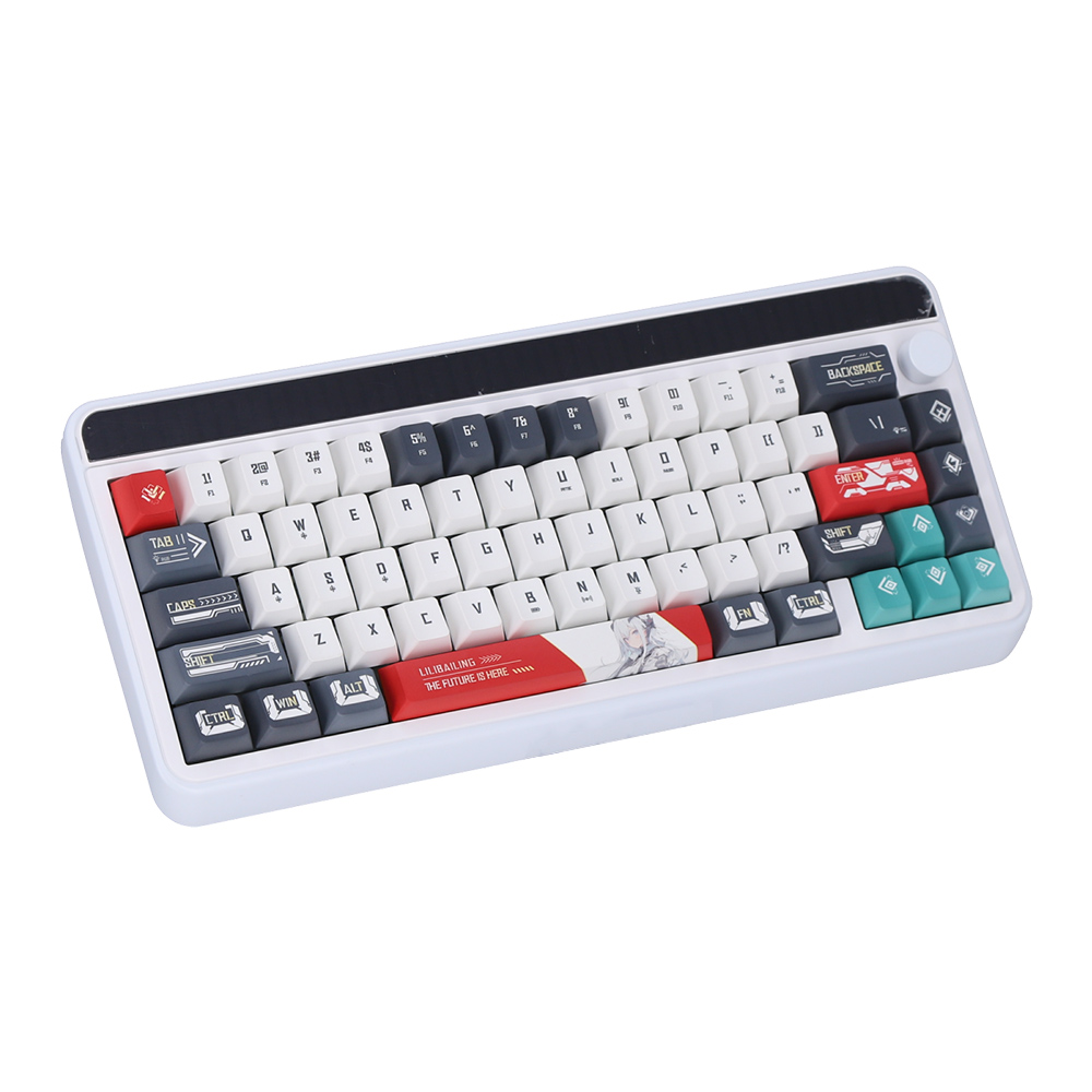 KEYBOARD WIRELESS BLUETOOTH AULA LEOBOG HI65 WHITE (JASPER SWITCH คีย์บอร์ด) thumbnail 3