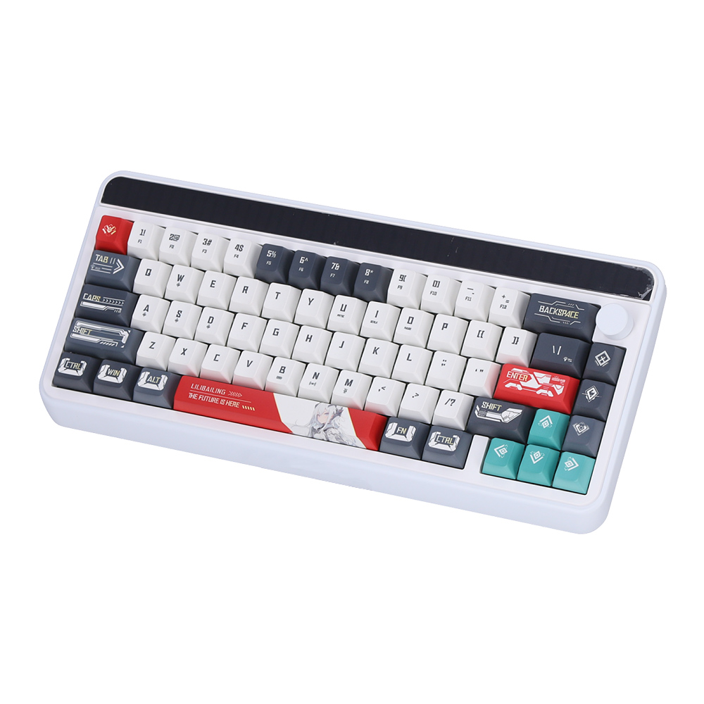 KEYBOARD WIRELESS BLUETOOTH AULA LEOBOG HI65 WHITE (JASPER SWITCH คีย์บอร์ด) thumbnail 4