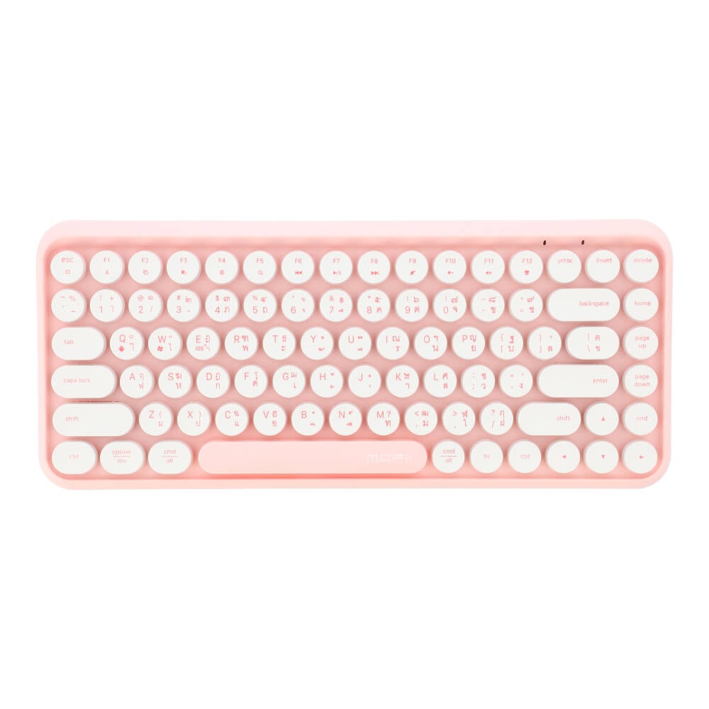 mofii KEYBOARD WIRELESS MOFII WAFFLE PINK (BLUETOOTH) — product image 1