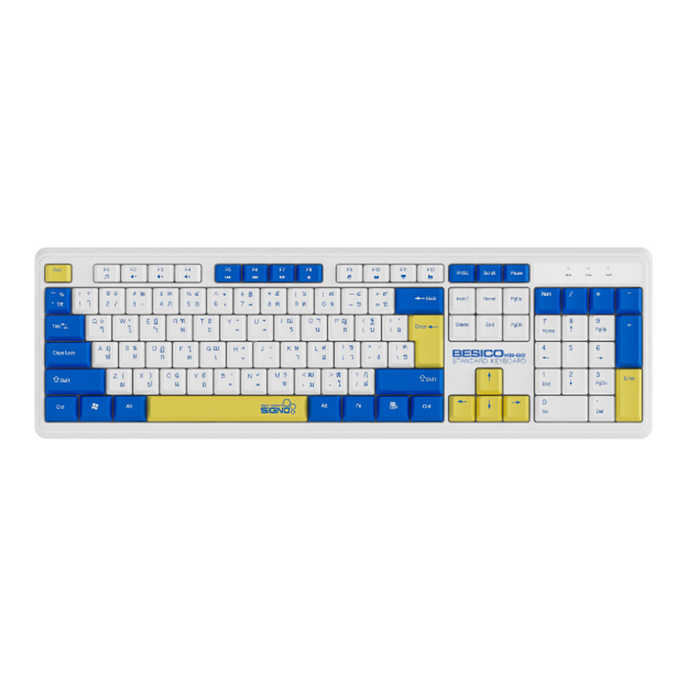 signo KEYBOARD SIGNO KB82 WHITE — product image 1