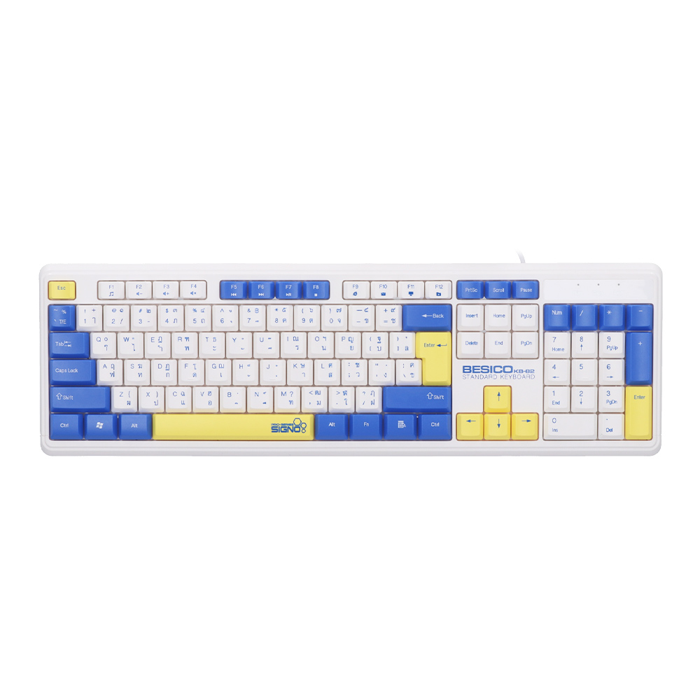 KEYBOARD SIGNO KB82 WHITE thumbnail 2