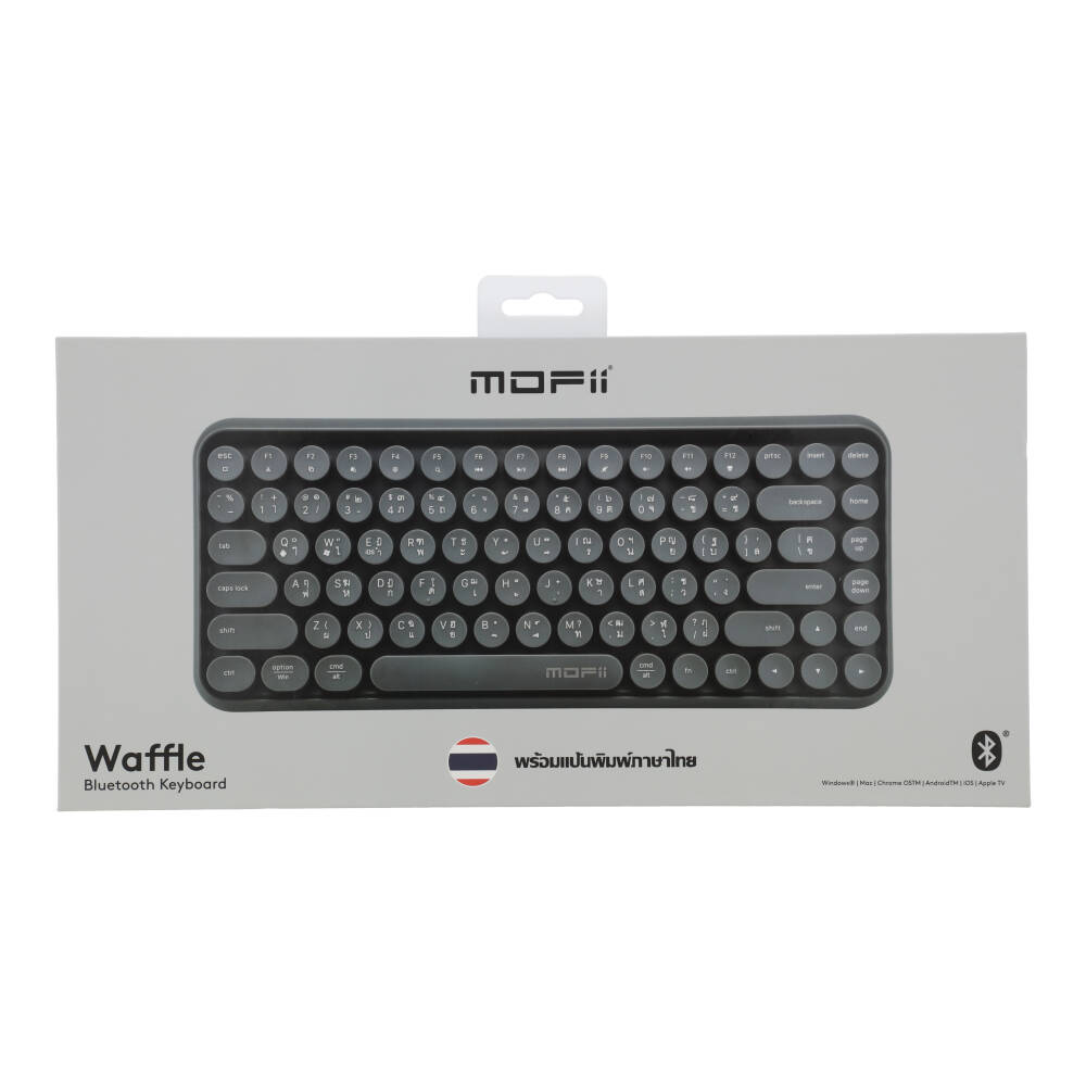 KEYBOARD WIRELESS MOFII WAFFLE GREY (BLUETOOTH) thumbnail 6