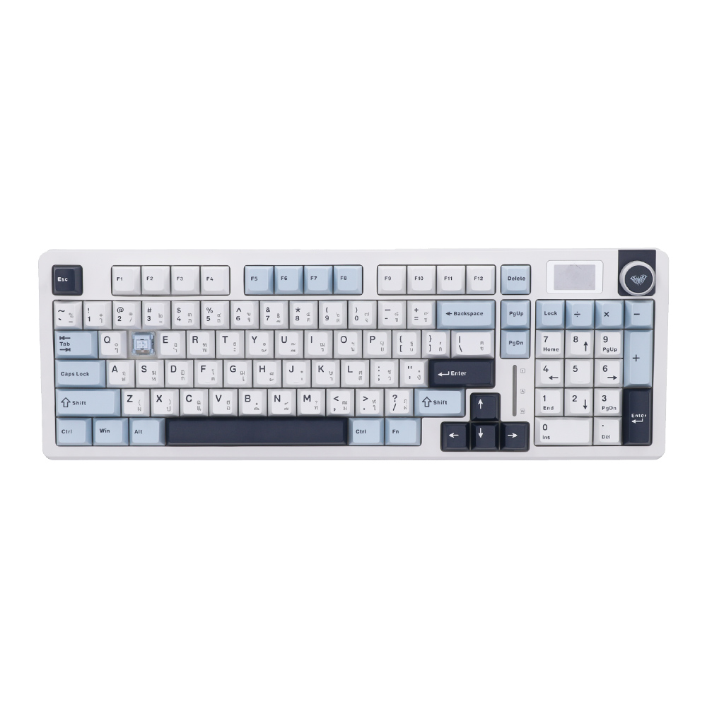 KEYBOARD WIRELESS BLUETOOTH AULA S98PRO LIGHTBLUE WHITE BLACK PURPLE (STAR SWITCH คีย์บอร์ด) thumbnail 2