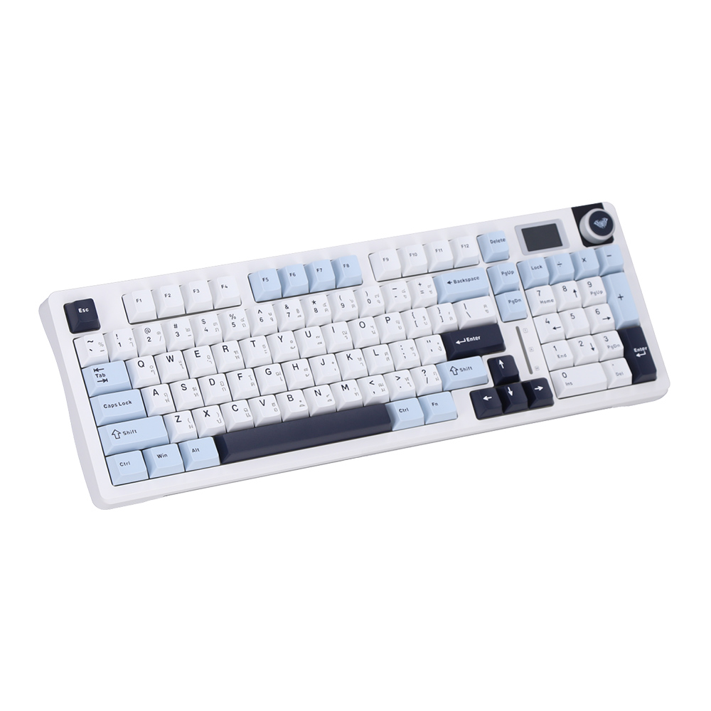 KEYBOARD WIRELESS BLUETOOTH AULA S98PRO LIGHTBLUE WHITE BLACK PURPLE (STAR SWITCH คีย์บอร์ด) thumbnail 3