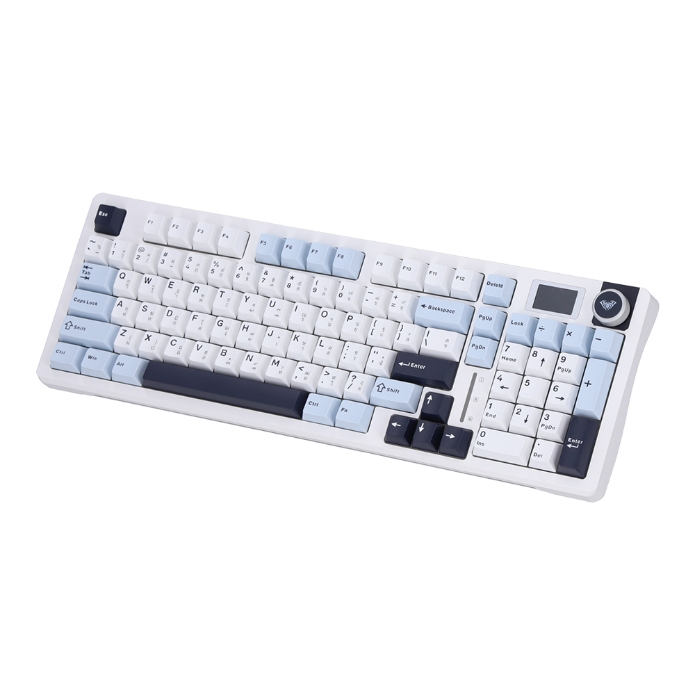 KEYBOARD WIRELESS BLUETOOTH AULA S98PRO LIGHTBLUE WHITE BLACK PURPLE (STAR SWITCH คีย์บอร์ด) thumbnail 4