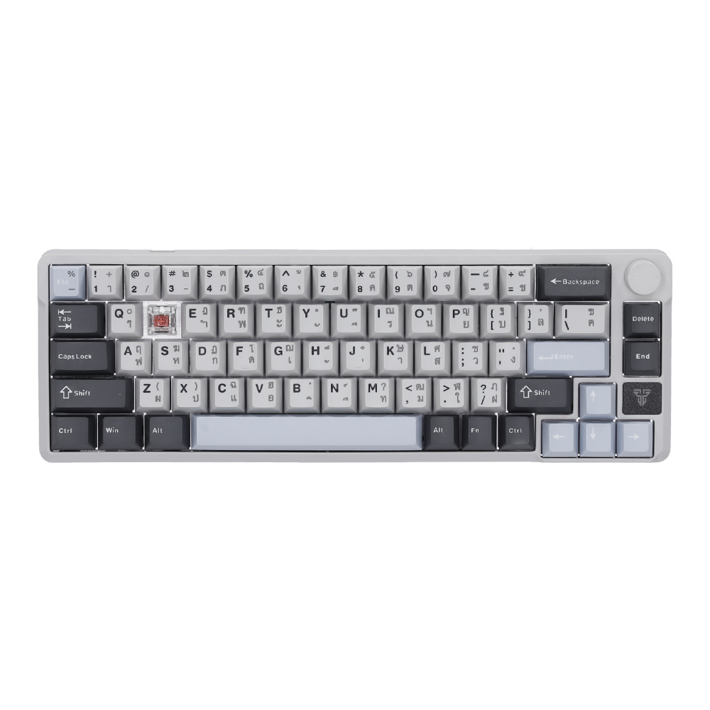 KEYBOARD WIRELESS BLUETOOTH FANTECH MK919 ATOM PRO66 GRAY (RED SWITCH คีย์บอร์ด) thumbnail 3