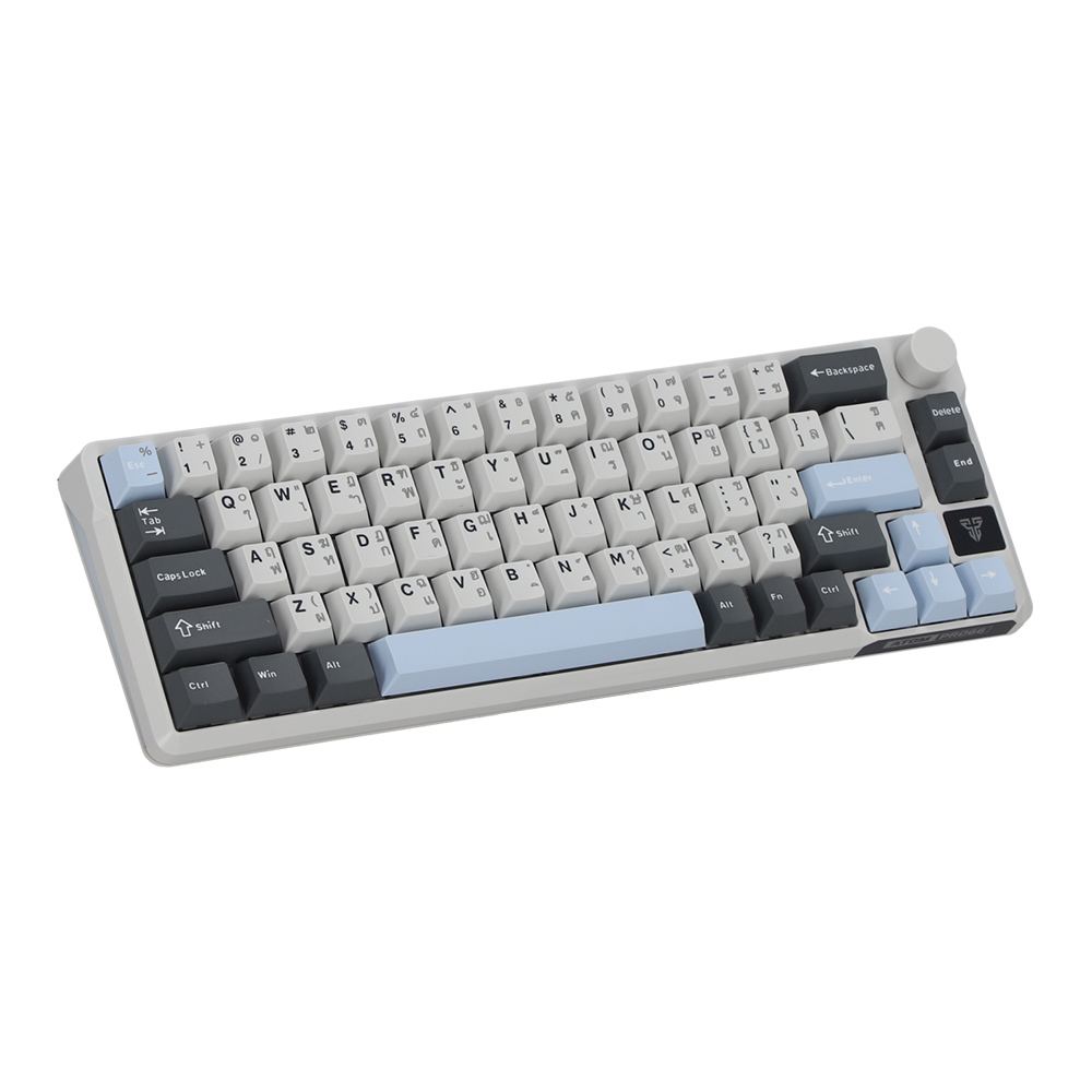 KEYBOARD WIRELESS BLUETOOTH FANTECH MK919 ATOM PRO66 GRAY (RED SWITCH คีย์บอร์ด) thumbnail 4