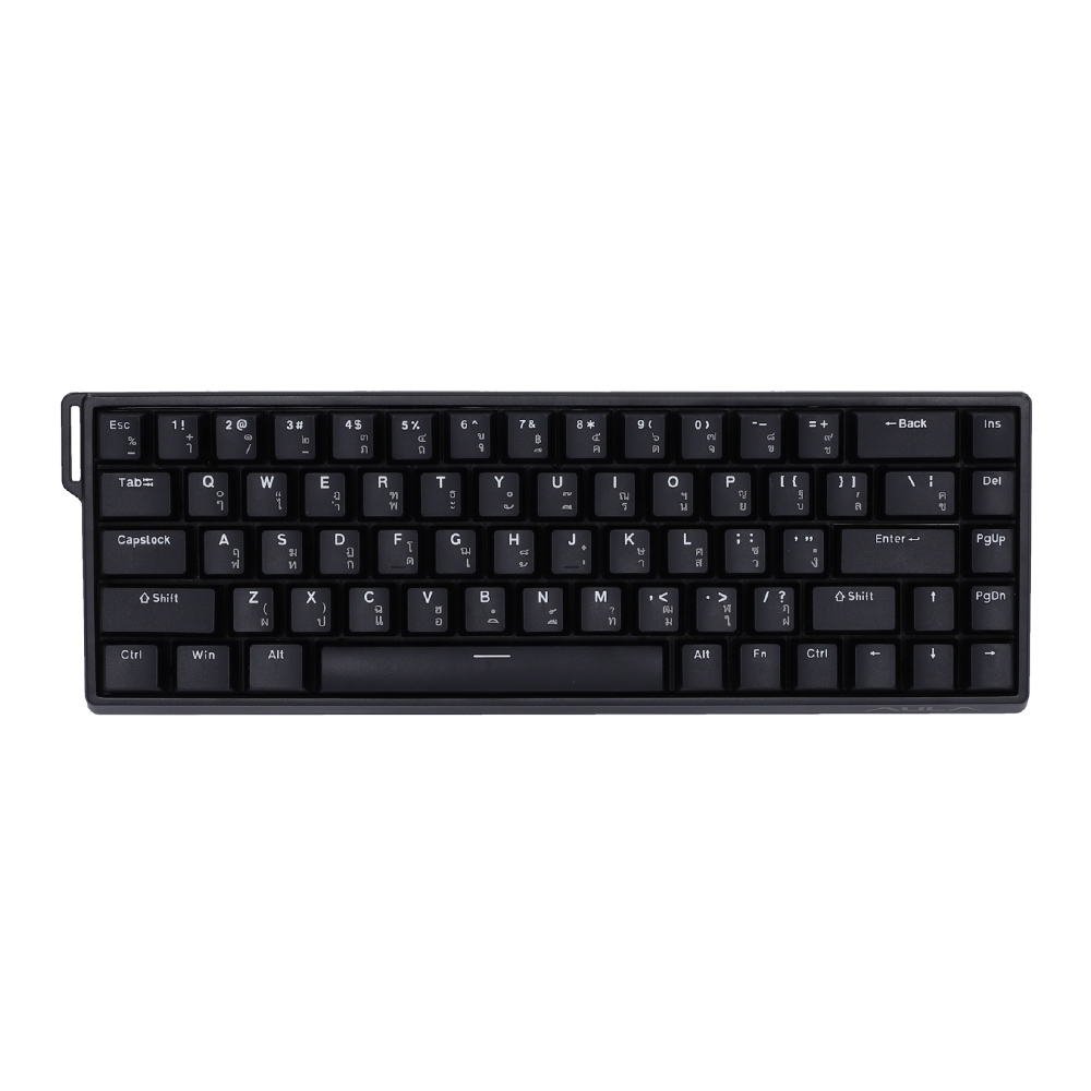 aula KEYBOARD AULA WIN68 BLACK (GREYWOOD SWITCH คีย์บอร์ด) — product image 1