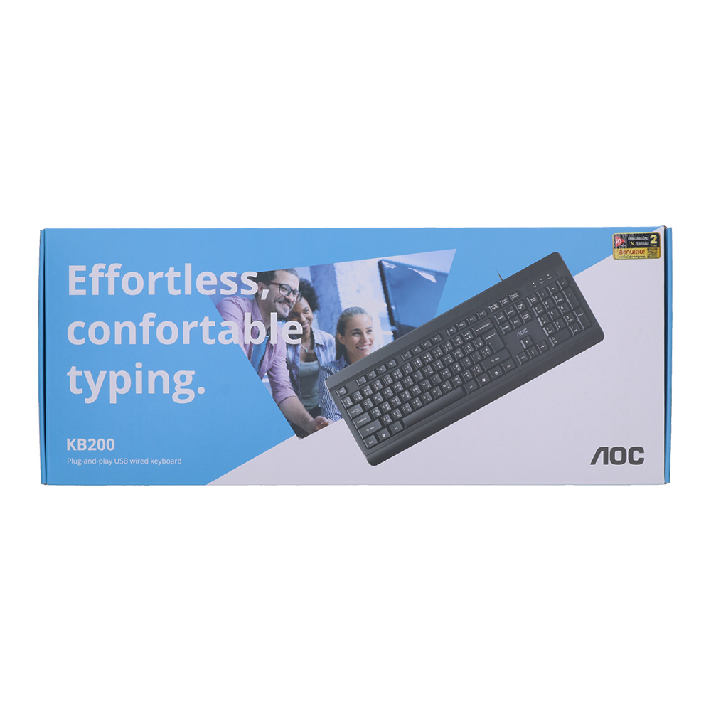 KEYBOARD AOC KB200 BLACK thumbnail 5