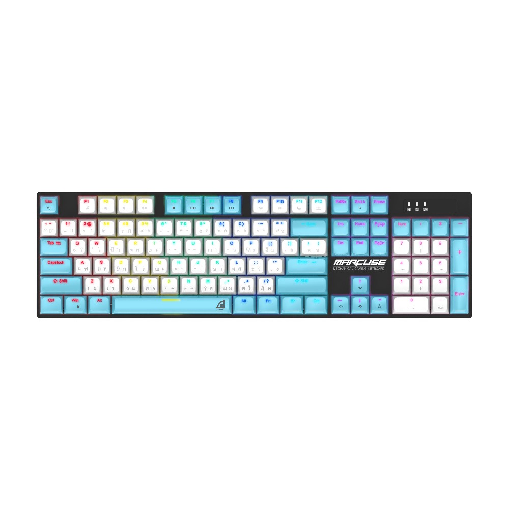 signo KEYBOARD SIGNO KB727 MARCUSE BLUE (RED SWITCH คีย์บอร์ด) — product image 1