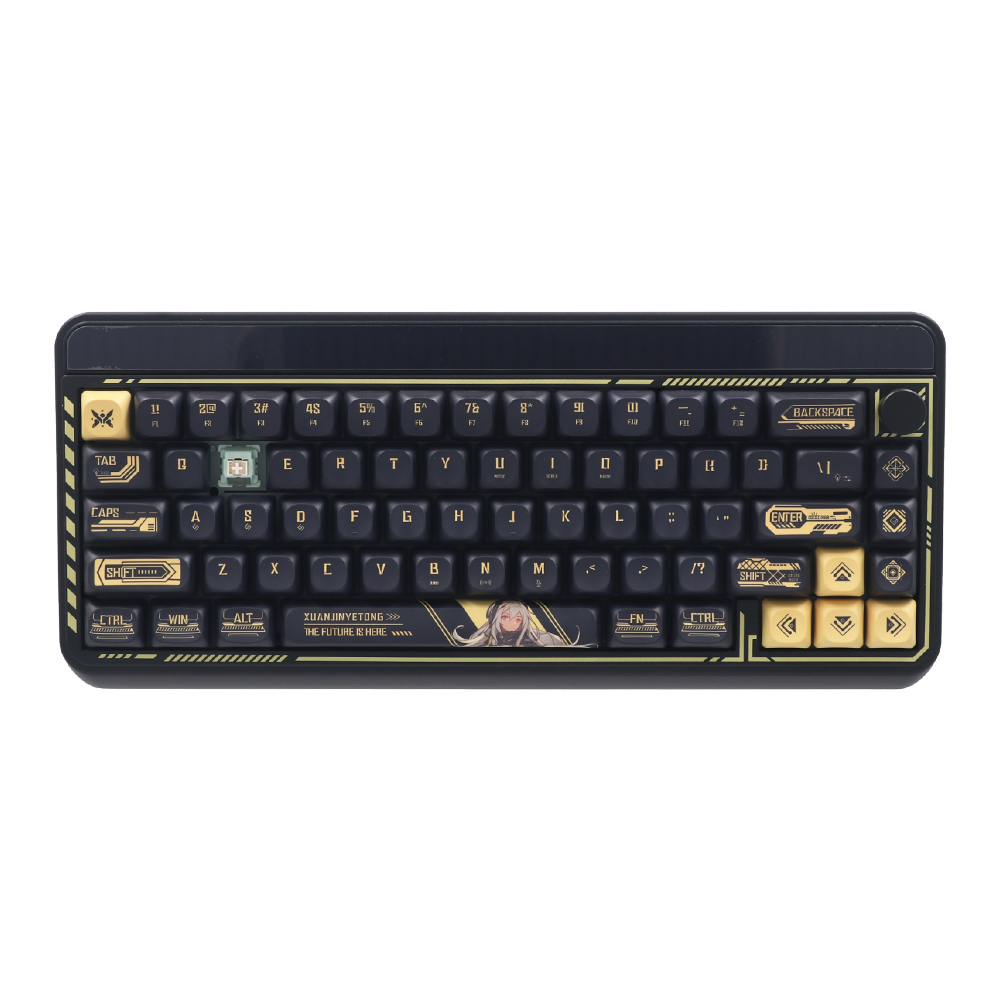 aula KEYBOARD WIRELESS BLUETOOTH AULA LEOBOG HI65 BLACK (JASPER SWITCH คีย์บอร์ด) — product image 1