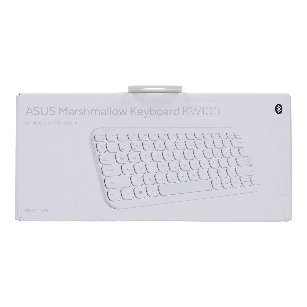 KEYBOARD WIRELESS ASUS MARSHMALLOW KW100 - IRIDESCENT WHITE (BLUETOOTH EN) โปรโมชั่นราคาพิเศษ ถึง 2 ส.ค. 69 thumbnail 6