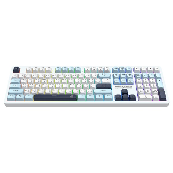 KEYBOARD SIGNO NARZISS KB-734WB (RUBBER SWITCH คีย์บอร์ด) thumbnail 3
