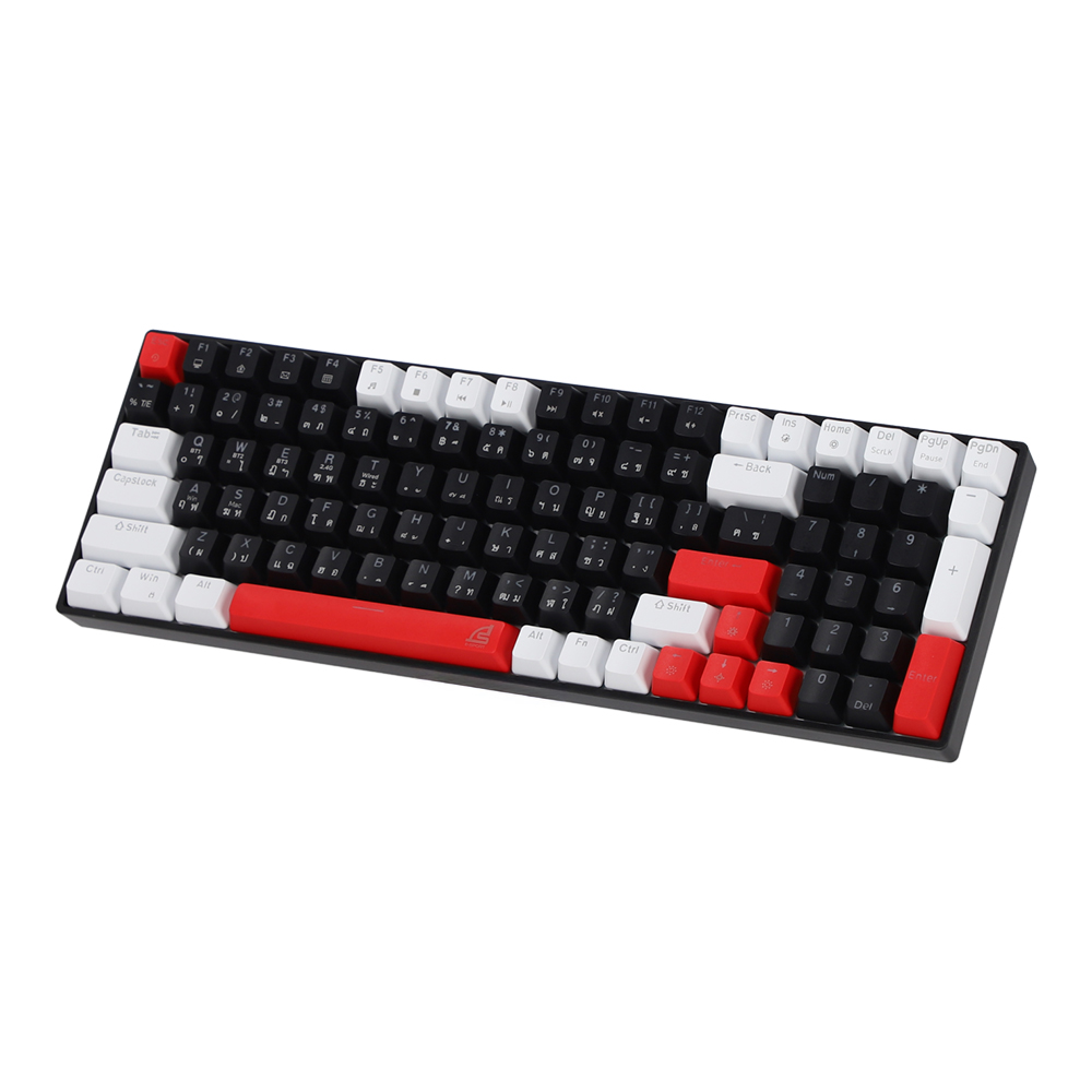 KEYBOARD WIRELESS BLUETOOTH SIGNO MAXXUS KB-740BLK P (PINK SWITCH คีย์บอร์ด) thumbnail 2