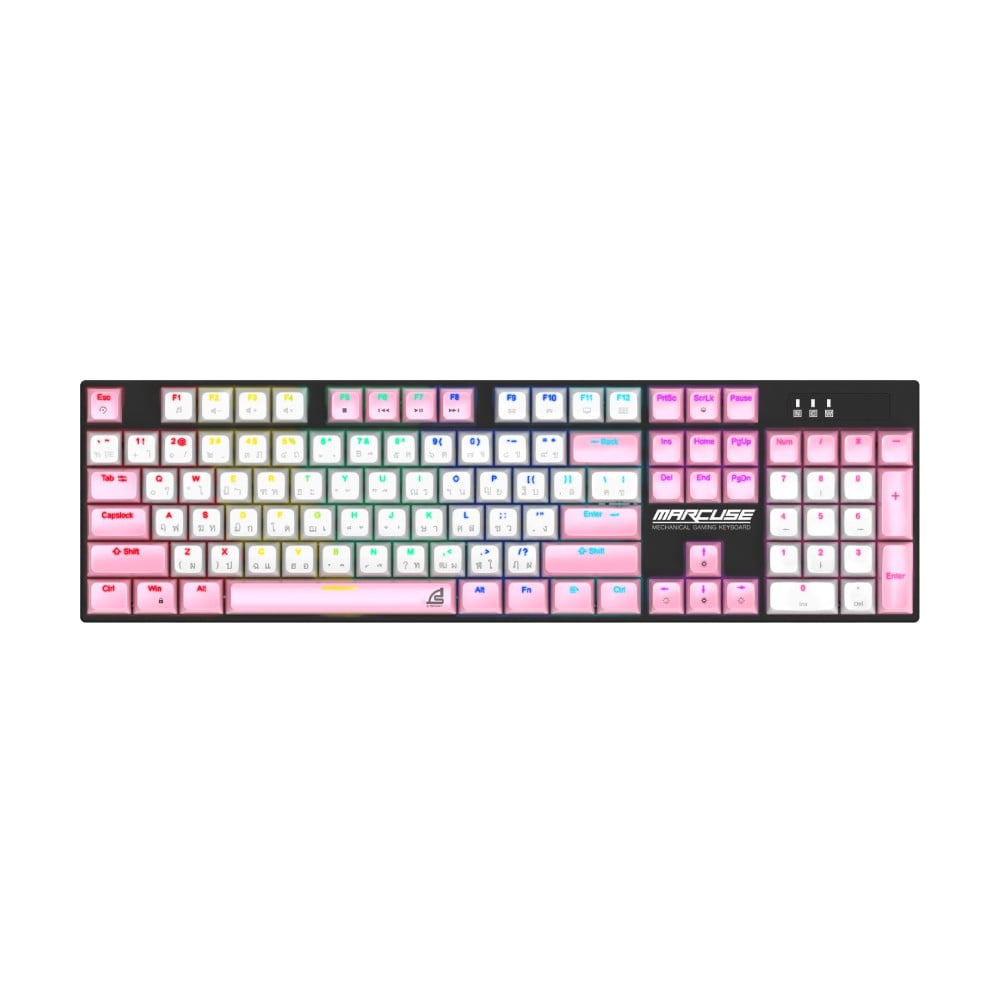 signo KEYBOARD SIGNO KB727 MARCUSE PINK (BLUE SWITCH คีย์บอร์ด) — product image 1