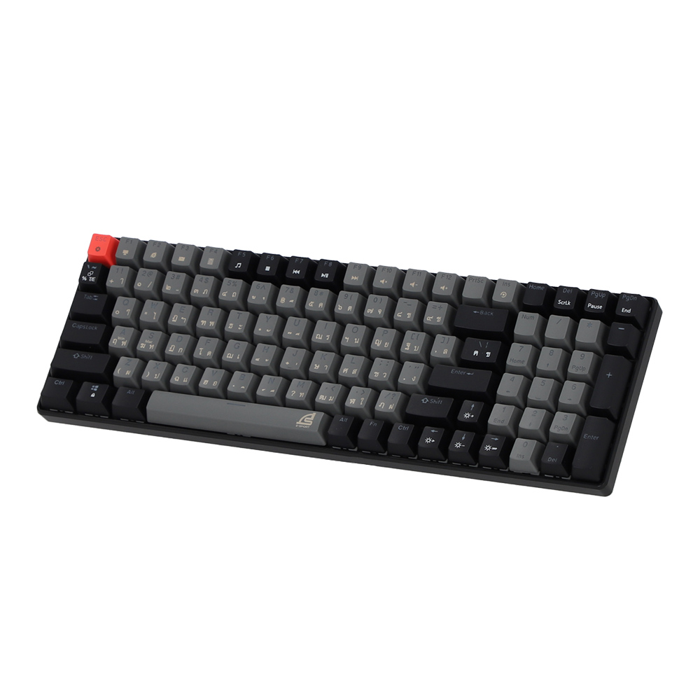 KEYBOARD SIGNO KB723 MOBILUS BLACK GREY (BLUE SWITCH คีย์บอร์ด) thumbnail 2