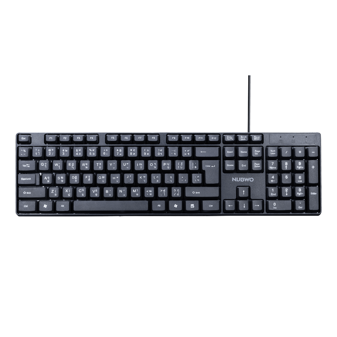 nubwo KEYBOARD NUBWO NK48 BLACK — product image 1