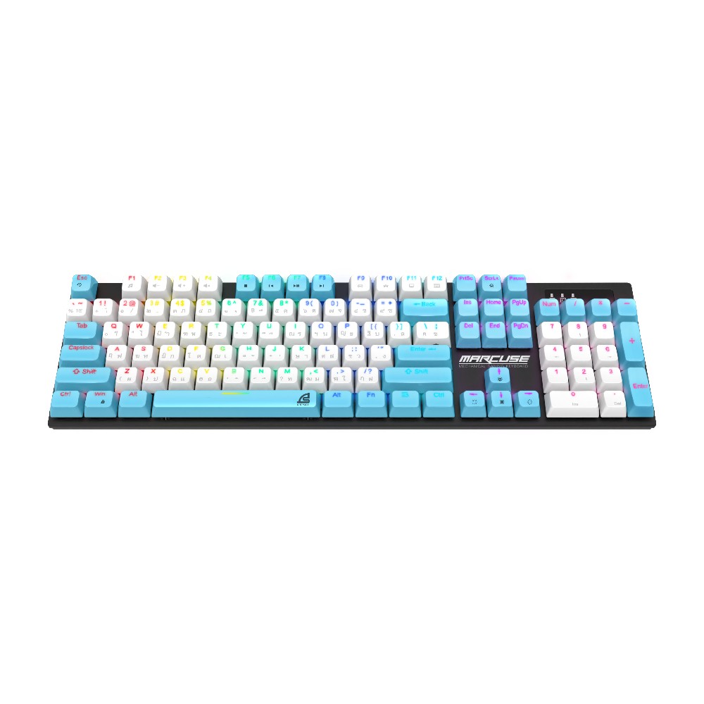 KEYBOARD SIGNO KB727 MARCUSE BLUE (BLUE SWITCH คีย์บอร์ด) thumbnail 3