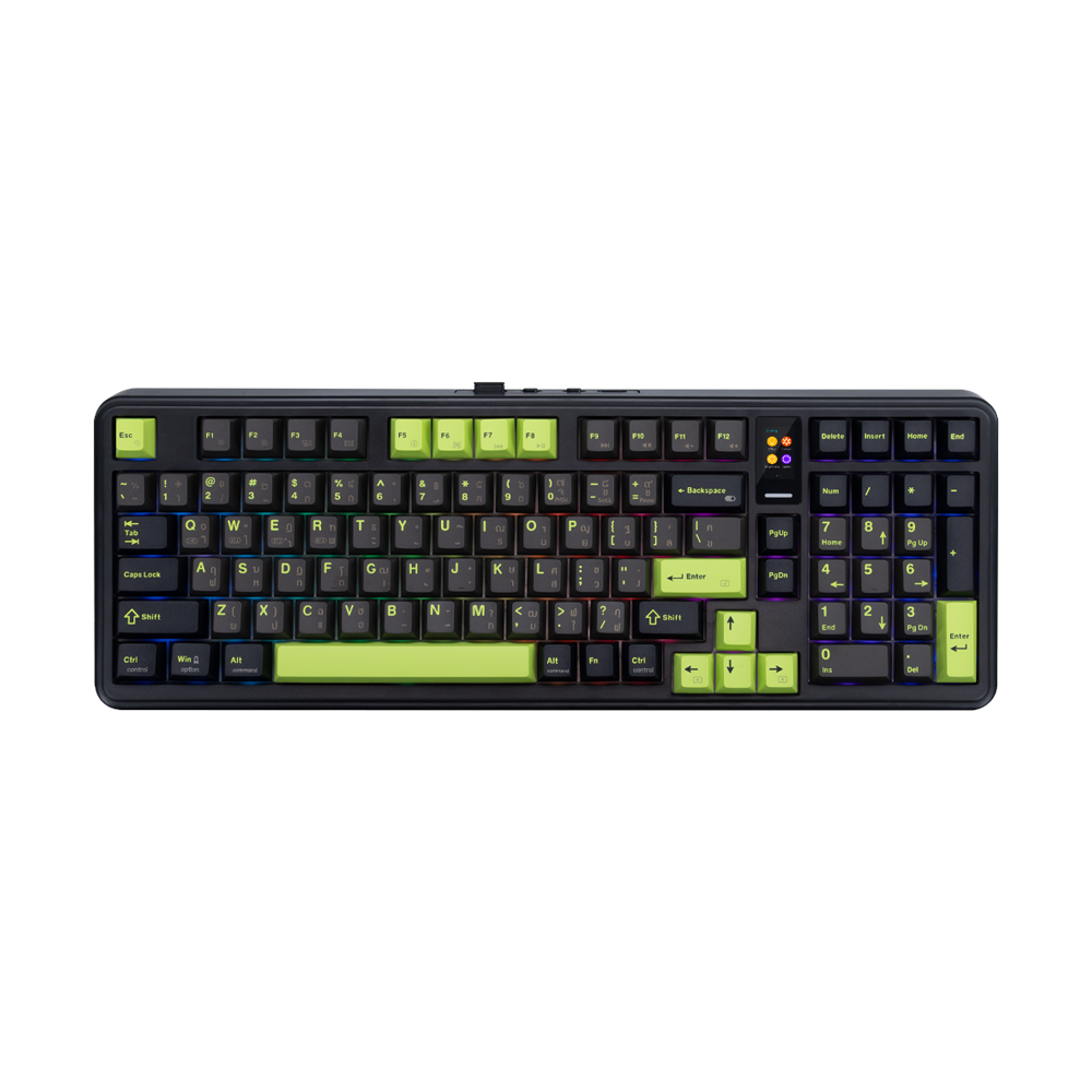 ega KEYBOARD WIRELESS BLUETOOTH EGA DISPLAY TYPE CMK11 BLACK (LINEAR SWITCH คีย์บอร์ด) — product image 1
