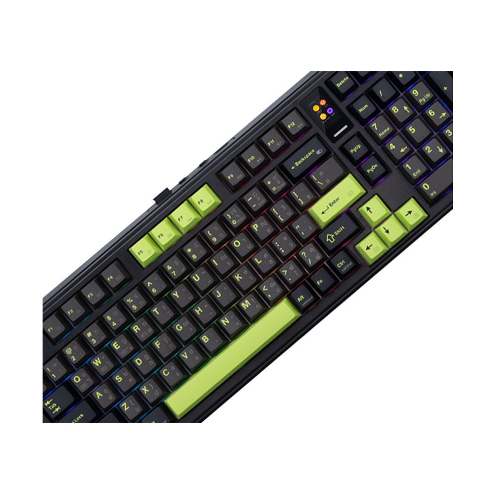 KEYBOARD WIRELESS BLUETOOTH EGA DISPLAY TYPE CMK11 BLACK (LINEAR SWITCH คีย์บอร์ด) thumbnail 2