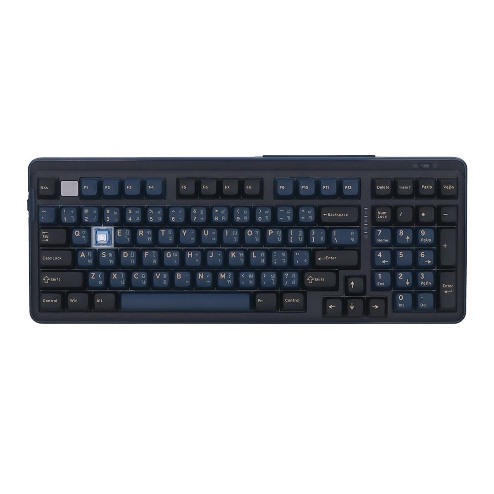 KEYBOARD WIRELESS DAREU A98 MASTER BLACK (SKY POM SWITCH คีย์บอร์ด) thumbnail 2