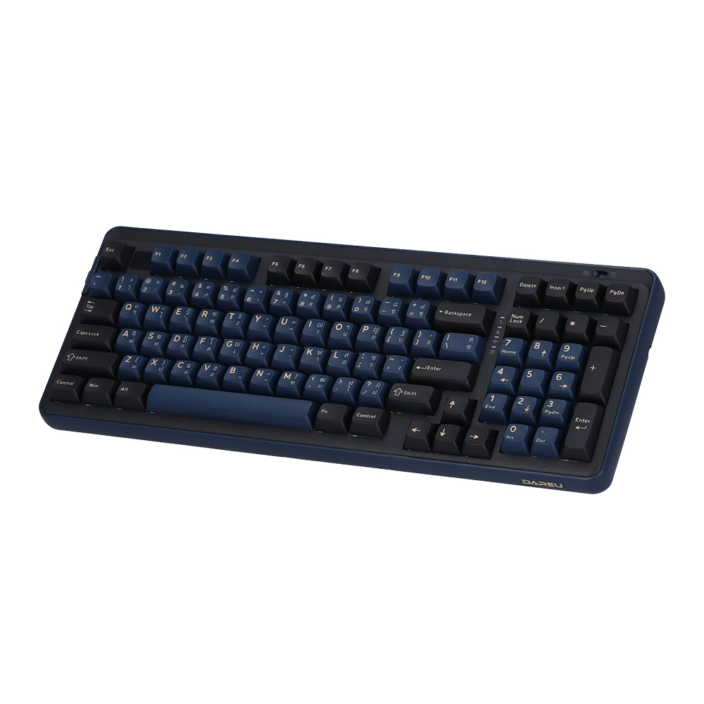 KEYBOARD WIRELESS DAREU A98 MASTER BLACK (SKY POM SWITCH คีย์บอร์ด) thumbnail 4