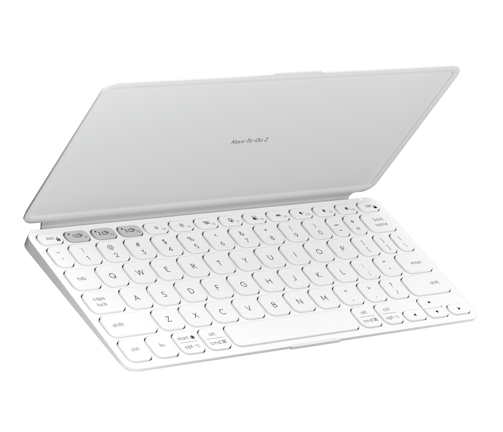 logitech KEYBOARD WIRELESS LOGITECH KEYS TO GO 2 ULTRA SLIM PALE GRAY (BLUETOOTH) — product image 1