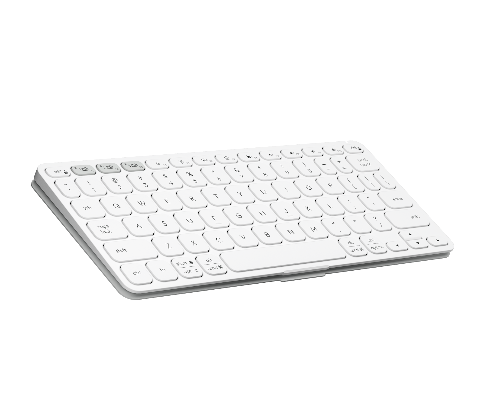 KEYBOARD WIRELESS LOGITECH KEYS TO GO 2 ULTRA SLIM PALE GRAY (BLUETOOTH) thumbnail 5