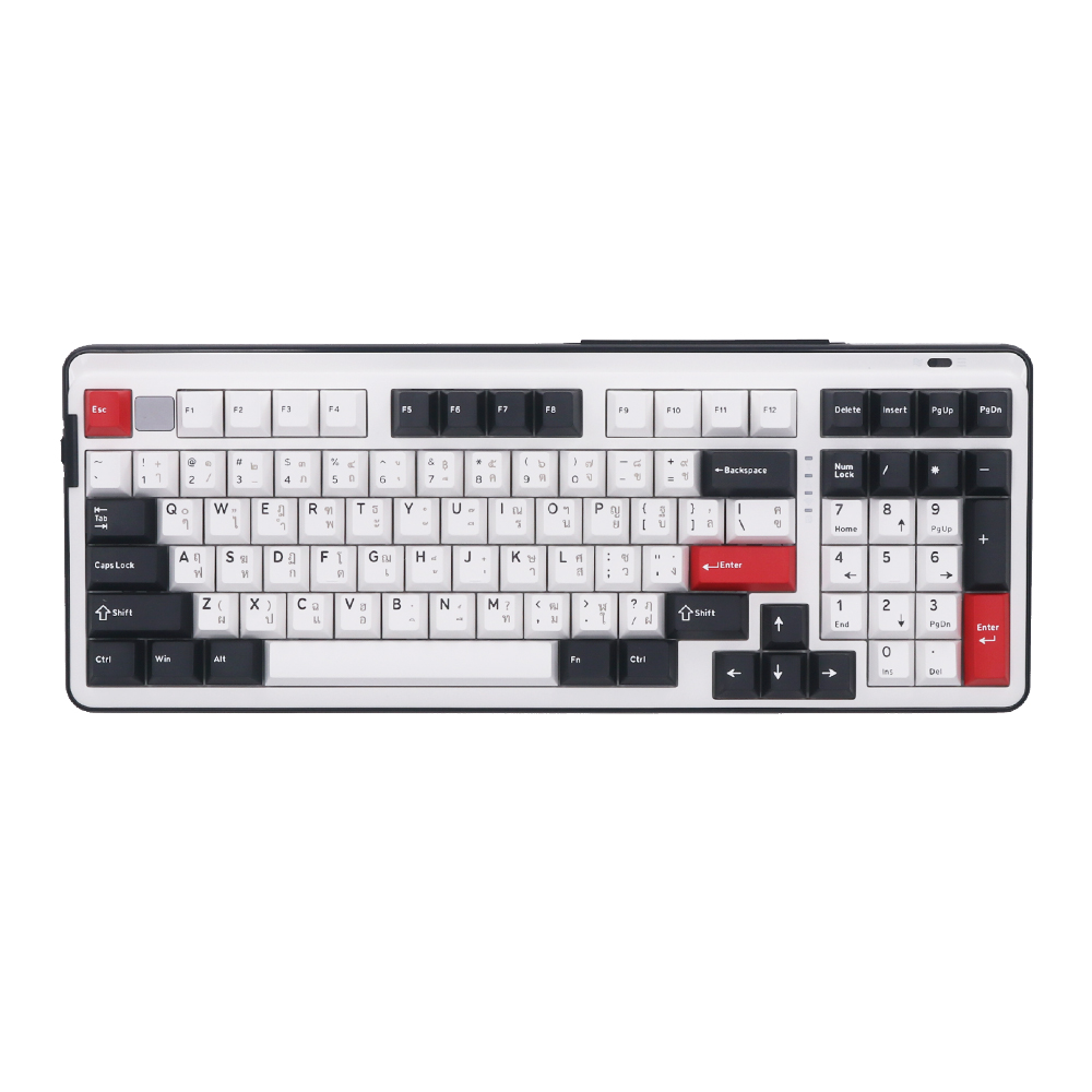 dareu KEYBOARD WIRELESS DAREU A98 MASTER WHITE (SKY POM SWITCH คีย์บอร์ด) — product image 1
